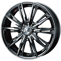 Weds(ウェッズ) LEONIS レオニス BMCMC(ブラックメタルコート/ミラーカット) 17インチ PCD100.0 4穴