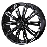 Weds(ウェッズ) LEONIS レオニス GX HYPER BMC(ハイパーブラックメタルコート) 18インチ PCD114.3 5穴