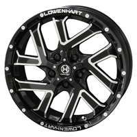 KYOHO(共豊) LOWENHART レーベンハート グロスブラック×ミーリング 17インチ PCD114.3 5穴