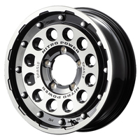 MID(マルカ) NITRO POWER ナイトロパワー ブラッククリア/マシニング 15インチ PCD139.7 5穴