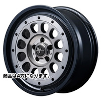 MID(マルカ) NITRO POWER ナイトロパワー H12 SHOTGUN(ショットガン) セミグロススモーク/マシンドフェイス(SSM) 14インチ PCD100.0 4穴