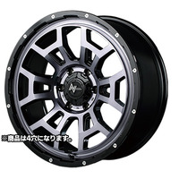 MID(マルカ) NITRO POWER ナイトロパワー H6 SLUG(スラッグ) ブラッククリア/ピアスドリルド 16インチ PCD100.0 4穴