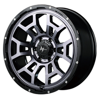 MID(マルカ) NITRO POWER ナイトロパワー ブラッククリア/ピアスドリルド 16インチ PCD139.7 6穴