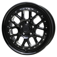 HOT STUFF(ホットスタッフ) BARKLEY HARDROCK バークレイ ハードロック HURON(ヒューロン) グロスブラック・マシニング 16インチ PCD114.3 5穴