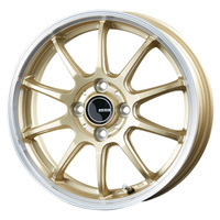 INTER MILANO(ベスト) INFINITY インフィニティ F10 ゴールド/リムポリッシュ 14インチ PCD100.0 4穴