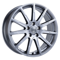 ABE SHOKAI(阿部商会) LA STRADA ラ ストラーダ TIRADO IOTA(ティラード イオタ)【トヨタ純正 球面ボルト対応】 ハイライトシルバー 18インチ PCD114.3 5穴