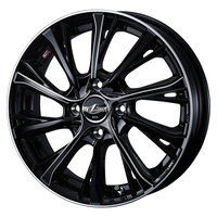 Weds(ウェッズ) LEONIS レオニス JG BK/SC(ブラック/SCマシニング) 15インチ PCD100.0 4穴