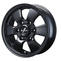 BLEST(ブレスト) BAHNS TECH バーンズテック JH-Stream(ストリーム) セミグロスブラック 15インチ PCD139.7 6穴