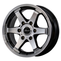 BUAN(舞杏) KBRACING KBレーシング 16 ブラックポリッシュ 16インチ PCD139.7 6穴