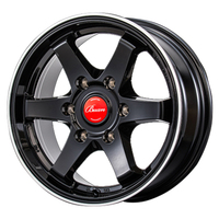 BUAN(舞杏) KBRACING KBレーシング 16 ブラックリングカット 16インチ PCD139.7 6穴