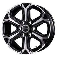 DUNLOP(ダンロップ) WILD CRUISING ワイルドクルージング KC-α【トヨタ純正ストレートナット対応品】 ブラックポリッシュ 17インチ PCD130.0 6穴