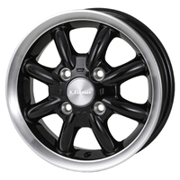 TreasureOne(トレジャーワン) K.Finesse ケーフィネス CUP(カップ) ブラックリムポリッシュ 12インチ PCD100.0 4穴