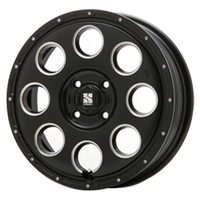 MLJ XTREME-J エクストリームジェイ サテンブラックミルド 14インチ PCD100.0 4穴