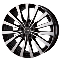 ABE SHOKAI(阿部商会) MAK マック KRONE(クローネ) ブラックミラー 17インチ PCD112.0 5穴