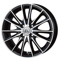 TECHNOPIA(テクノピア) KASHINA カシーナ FV7 ブラック&ポリッシュ 14インチ PCD100.0 4穴