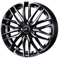 Weds(ウェッズ) LEONIS レオニス SK パールブラックミラーカット(PBMC) 15インチ PCD100.0 4穴