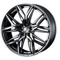 Weds(ウェッズ) LEONIS レオニス BMCMC(ブラックメタルコート/ミラーカット) 20インチ PCD114.3 5穴