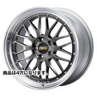 BBS LM LM ダイヤモンドブラック/シルバーダイヤカット(DB-SLD) 17インチ PCD100.0 4穴