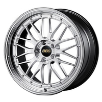 BBS LM ダイヤモンドシルバー/ブラックブライトダイヤカット(DS-BKBD) 17インチ PCD114.3 5穴