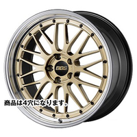 BBS LM LM ゴールド/ブラックブライトダイヤカット(GL-BKBD) 17インチ PCD100.0 4穴