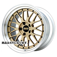 BBS LM ゴールド/シルバーダイヤカット(GL-SLD) 17インチ PCD100.0 4穴