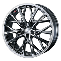 Weds(ウェッズ) LEONIS レオニス BMCMC(ブラックメタルコート/ミラーカット) 20インチ PCD114.3 5穴