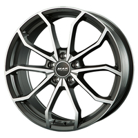 ABE SHOKAI(阿部商会) MAK マック ガンメタリックミラー 18インチ PCD112.0 5穴