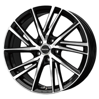 HOT STUFF(ホットスタッフ) Laffite ラフィット LW-06Ⅱ ブラックポリッシュ 16インチ PCD100.0 5穴