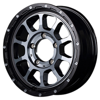 MID(マルカ) NITRO POWER ナイトロパワー ブラック/DC+マシニング/ブラッククリア 16インチ PCD139.7 5穴