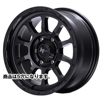 MID(マルカ) NITRO POWER ナイトロパワー バレルブラック 16インチ PCD114.3 5穴