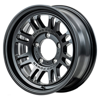 MID(マルカ) NITRO POWER ナイトロパワー セミグロスブラック 16インチ PCD139.7 5穴