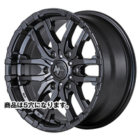 MID(マルカ) NITRO POWER ナイトロパワー バレルブラック/ドリルド 16インチ PCD139.7 5穴