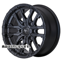 MID(マルカ) NITRO POWER ナイトロパワー ブラストブラック 16インチ PCD139.7 5穴