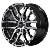 MID(マルカ) NITRO POWER ナイトロパワー M26 CROSS FANG(クロスファング) ブラックメタリック/ミラーカット 15インチ PCD139.7 6穴