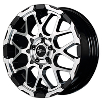 MID(マルカ) NITRO POWER ナイトロパワー ブラック/ミラーカット 18インチ PCD114.3 5穴