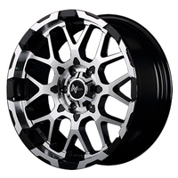 MID(マルカ) NITRO POWER ナイトロパワー M28 BULLET(バレット) ブラック/ミラーカット 16インチ PCD139.7 6穴