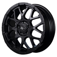 MID(マルカ) NITRO POWER ナイトロパワー セミグロスブラックマシニング 18インチ PCD114.3 5穴
