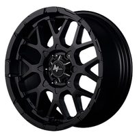 MID(マルカ) NITRO POWER ナイトロパワー M28 BULLET(バレット) セミグロスブラックマシニング 16インチ PCD139.7 6穴