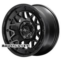 MID(マルカ) NITRO POWER ナイトロパワー バレルブラック 14インチ PCD100.0 4穴