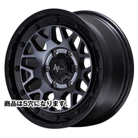 MID(マルカ) NITRO POWER ナイトロパワー セミグロスブラッククリア 16インチ PCD139.7 5穴