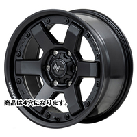 MID(マルカ) NITRO POWER ナイトロパワー ガンブラック 14インチ PCD100.0 4穴