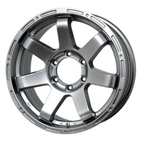 HOT STUFF(ホットスタッフ) MAD CROSS マッドクロス MC-76 ダークシルバー 18インチ PCD139.7 6穴