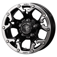 CRIMSON(クリムソン) MG エムジー GOLEM FF(ゴーレム) ブラック×マシニングリップ 16インチ PCD139.7 5穴