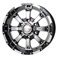 MKW MKW ダイヤカットグロスブラック 17インチ PCD139.7 6穴