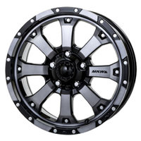 MKW MKW ダイヤカットグラファイトクリア 17インチ PCD114.3 5穴