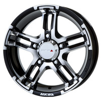 MKW MKW ダイヤカットグロスブラック 16インチ PCD139.7 5穴