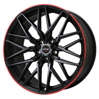 BIG WAY(ビッグウェイ) EUROBAHN ユーロバーン nurburg MTX(ニュルブルグ) マットブラックリムレッド 20インチ PCD112.0 5穴