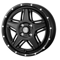 Weds(ウェッズ) WEDS ADVENTURE ウェッズアドベンチャー フルマットブラック 15インチ PCD100.0 4穴