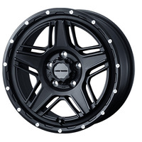 Weds(ウェッズ) WEDS ADVENTURE ウェッズアドベンチャー フルマットブラック 17インチ PCD114.3 5穴