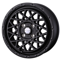 Weds(ウェッズ) WEDS ADVENTURE ウェッズアドベンチャー フルマットブラック 15インチ PCD100.0 4穴